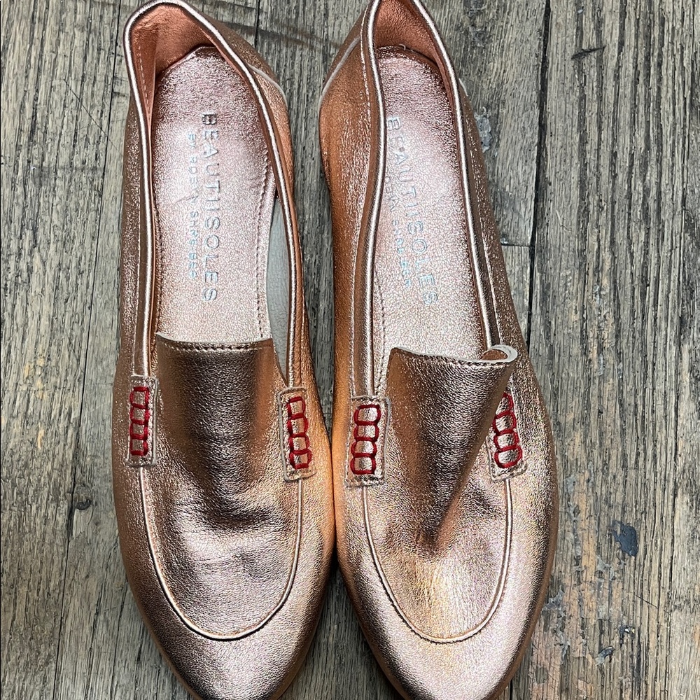 G by Giuliana Shimmering Rose Gold Loafers